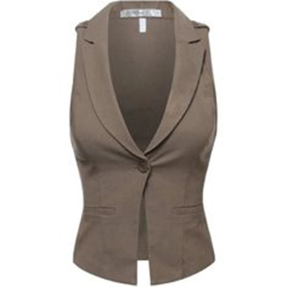 New Style Women's Vest Serge Elegant Casual Solid Color Single Breasted Clothes for Women Korean Winter Outer Korean Autumn 2023 serge gainsbourg confidentiel