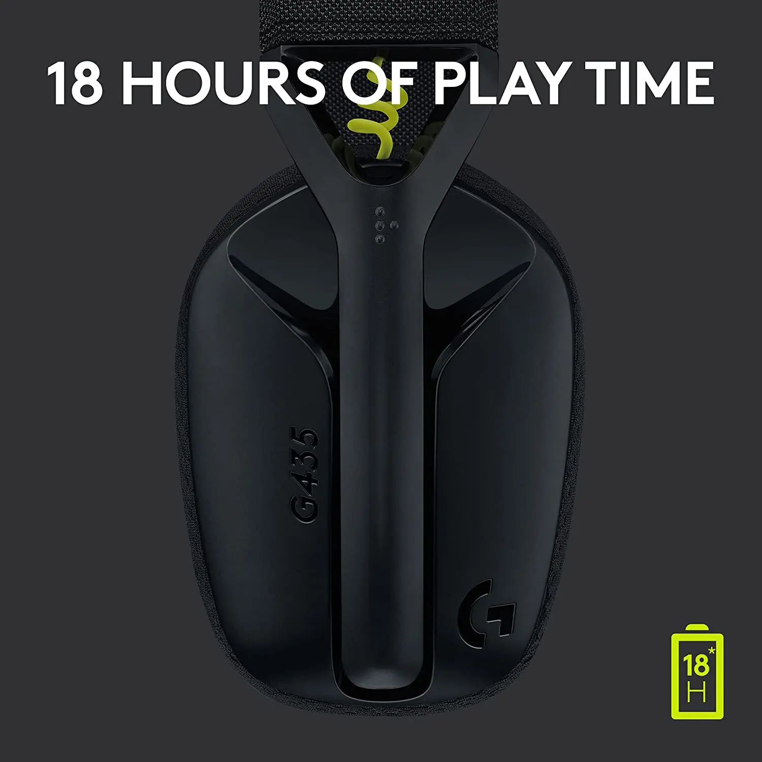 LOGITECH-G435ゲーミングヘッドセット,7.1個のサラウンド