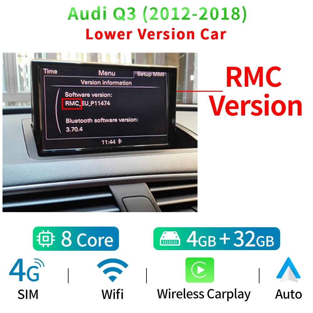 Autoradio Android 15 Doppio DIN Per Audi Q3 2012-2018 - GPS, Bluetooth, WiFi 4G, 2GB+32GB - Foto 11