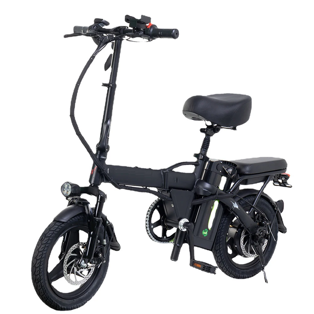 14 Inch Electric Bike Folding Electric Vehicle High Power Motor Double