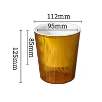 Clear Self Watering Planters Pots Household Anti Rot Self-Watering Planters for Living Room Plants Flowers 5