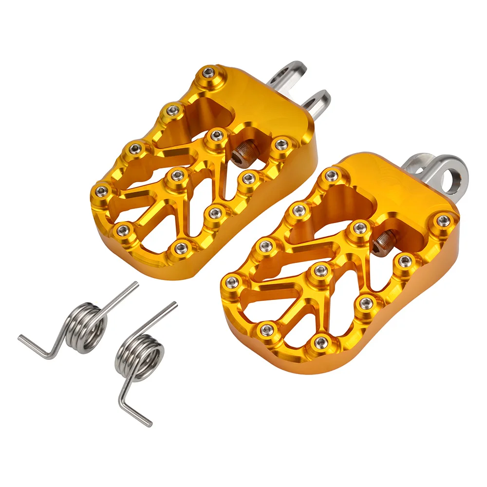 NICECNC Für Suzuki DRZ400SM DRZ400S DRZ400E DR-Z 400SM S E 2000-2022 Breite Billet Fußrasten Fußrasten Aluminium & Edelstahl – Detail 13