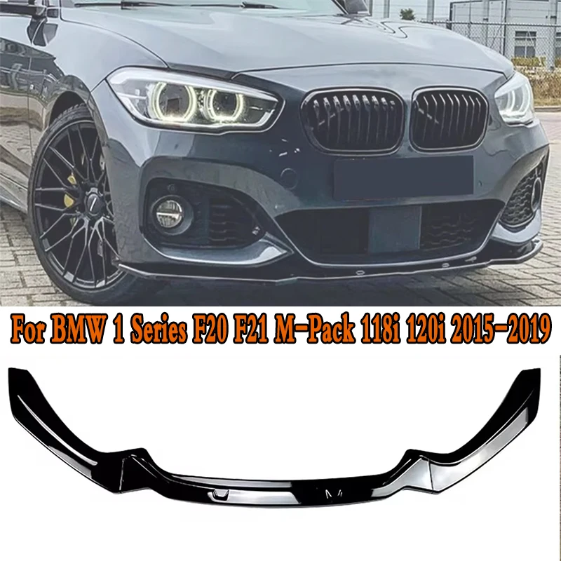 Spoiler Anteriore Per BMW 1 Series F20 F21 - Lip In Carbonio Look - Foto 5