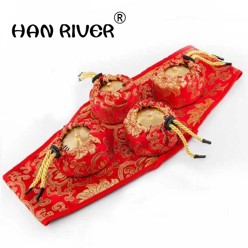Pure copper moxibustion box with waist and abdomen smokeless moxibustion device home physiotherapy health massage