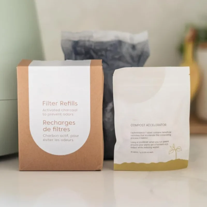 Pods & Filters Bundle PodsTurn Your Food Scraps into Nutrient-Rich Plant Foodl Filter Refills KeepYour Kitchen Smelling Fresh