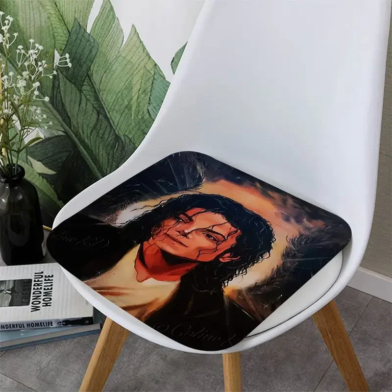 Singers Michael Jackson Nordic Printing Seat Pad Household Cushion Soft Plush Chair Mat Winter Office Bar Chair Mat Pad 2