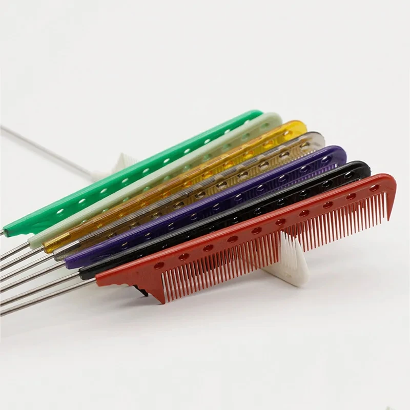 뾰족한 빗 헤어 살롱 미용사 빗 헤어 스타일리스트 강철 바늘 뾰족한 꼬리 빗 이발소 전문 스타일링 헤어 브러시