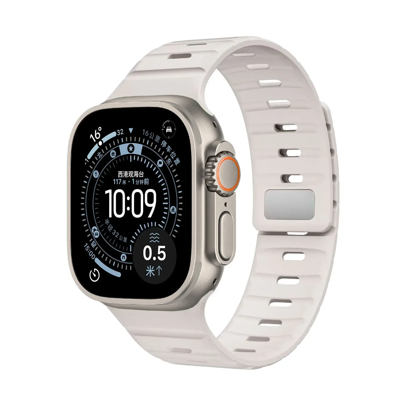 Magnetic Silicone Strap Bracelet