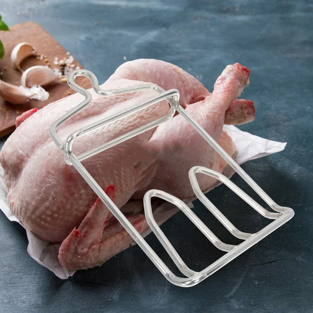 Öld Meg A Csirke Kacsahorg Kültéri Bbq Rozsdafüggő Lógó Kopásálló Vágóhíd Konyha Kiegészítő Rozsdamentes Acél Egyszerű - Image 2
