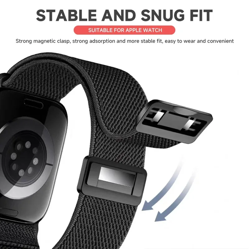 Magnetic Nylon Watch Strap Bracelet in Various Sizes