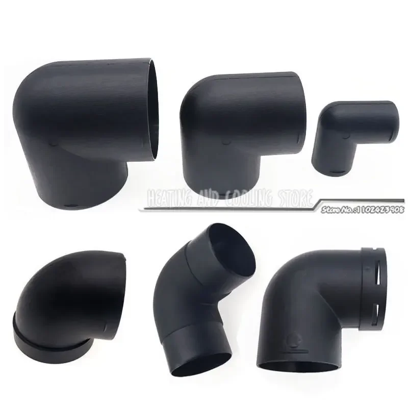 42/60/75/90mm Car Air Heater Heater Ducting Pipe Elbow Outle Plastic Connector Heating Pipe Air Intake Pipe