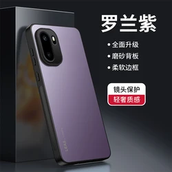 AG Frosted Shockproof Armor Matte Hard Bumper with Camera Protection Cover Shell for OnePlus Ace 6 (Purple)