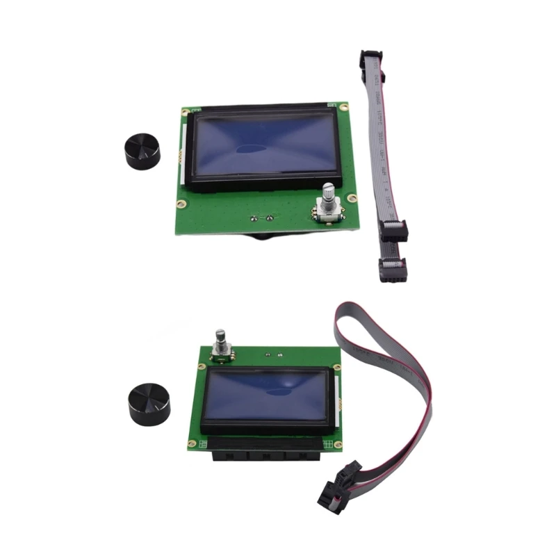 

Printer Parts RAMPS 1.4 Display Blue Screen with Cable For 3D Ender-3/CR-10/10S Dropship