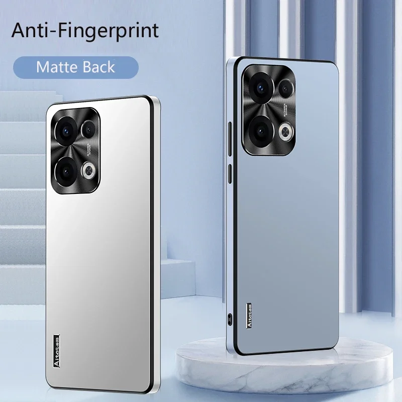 Sleek Metal Camera Full Protection Phone Case - Shockproof & Anti-Drop Soft Edge Bumper Cover