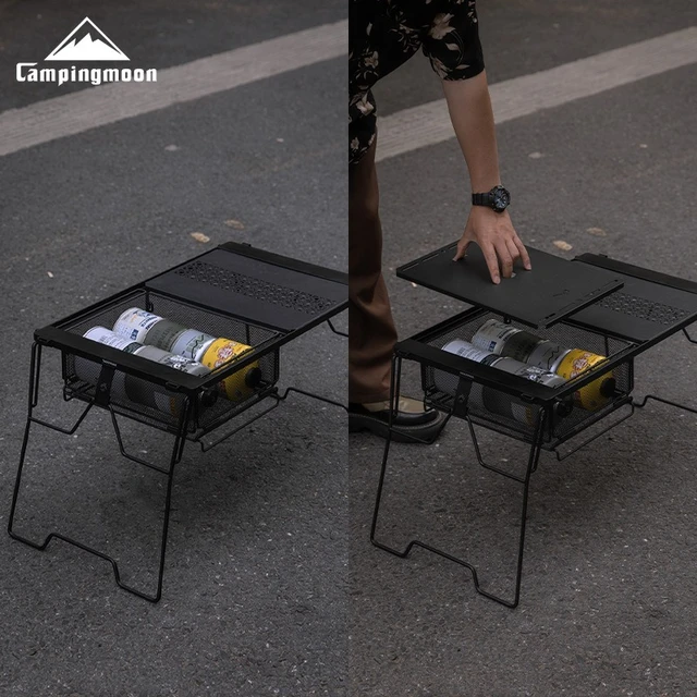 CK-24 Outdoor IGT Table Unit – Multifunctional Stainless Steel Storage & Water Filter Basket 4