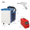 4 in 1 Laser Welding Machine 1500w with BWT Laser Souce & SUP Handheld Welding Gun Welding Cleaning Cutting Soldering Machine 2