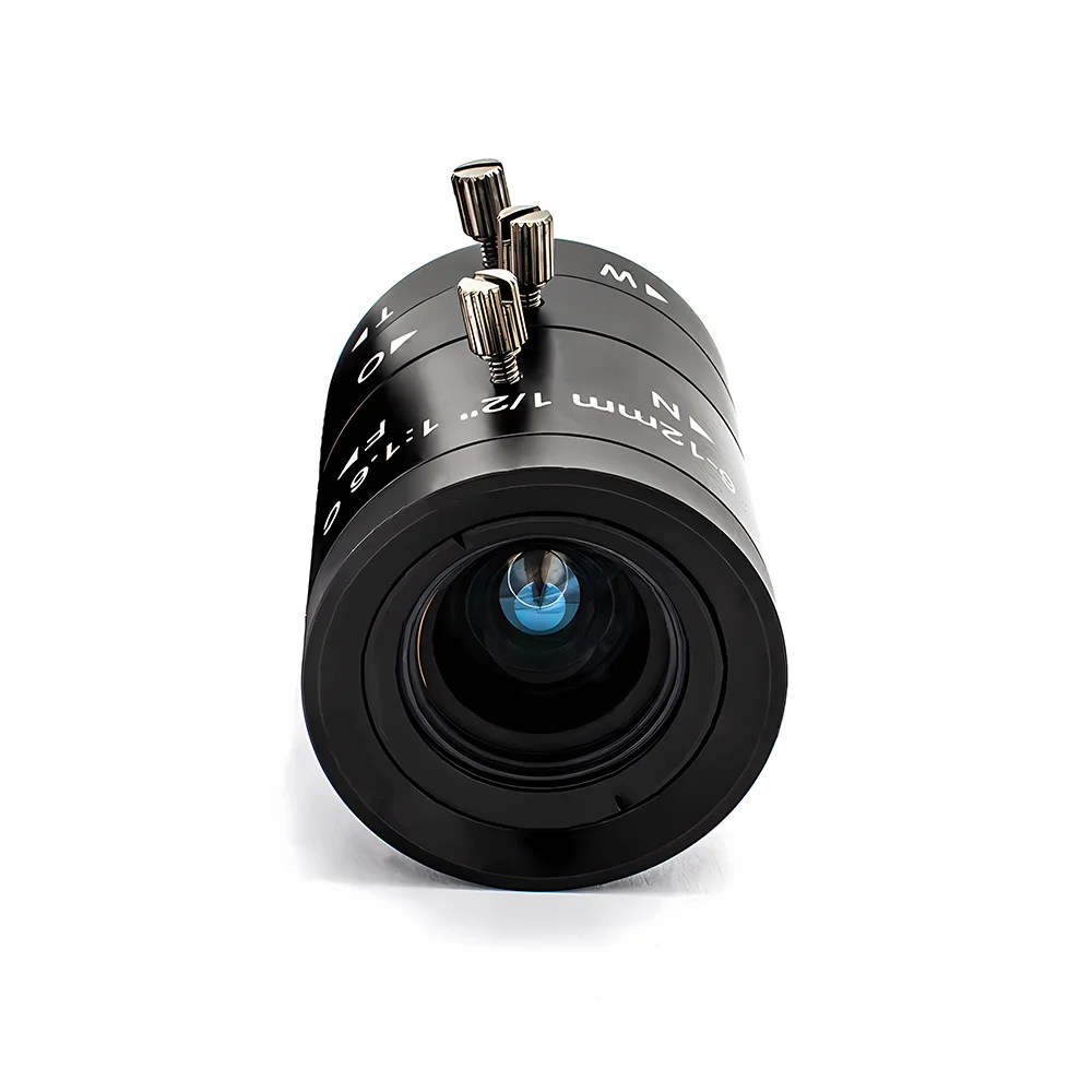 No Distortion Lens 6-12mm High Quality Varifocal Lens C Mount 1/2" Format F1.6 A