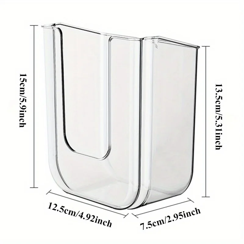 Wall Mounted Wet Wipe Dispenser Self-Adhesive Plastic Holder Large Opening Strong Load Capacity