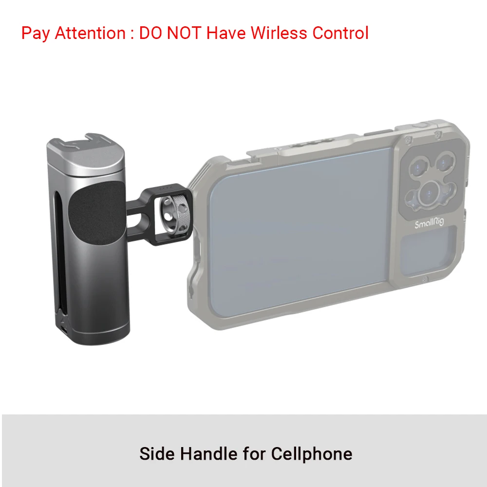Smallrig-ワイヤレスリモコンとコールドシューズを備えたサイド