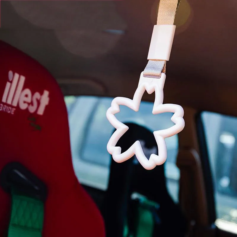 Ring Heart Train Bus Handle Hand Strap Drift Charm Strap Drift Auto