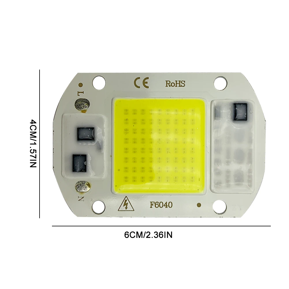 6Pcs LED COB Lamp Bead DIY Flood Light Compact Outdoor Chip Lamp Portable Smart IC Driver Spotlight for Camping Hiking