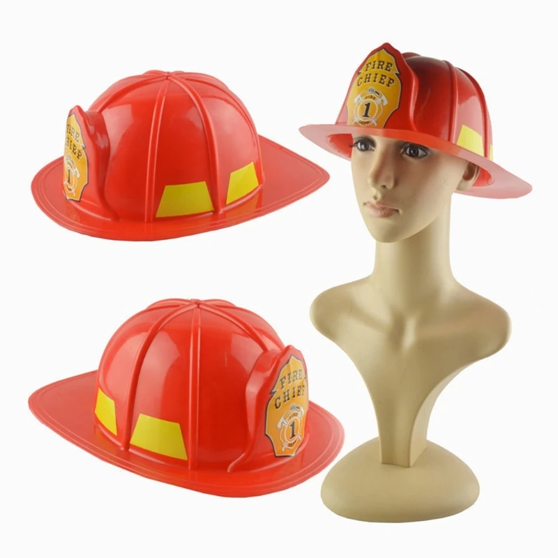 

Fireman Costume Hard Helmets Fireman Helmet Firefighter Hats-Fireman Accessories Halloween Cosplay Costume for Adult