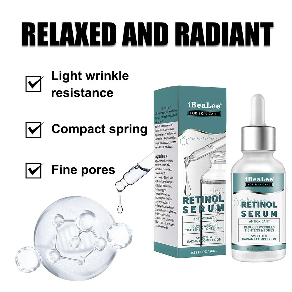 Vitamin C Hyaluronic Acid Retinol Serum Facial skincare Firming Brightening Hydrating Face Essence Facial Skin Care Products 3