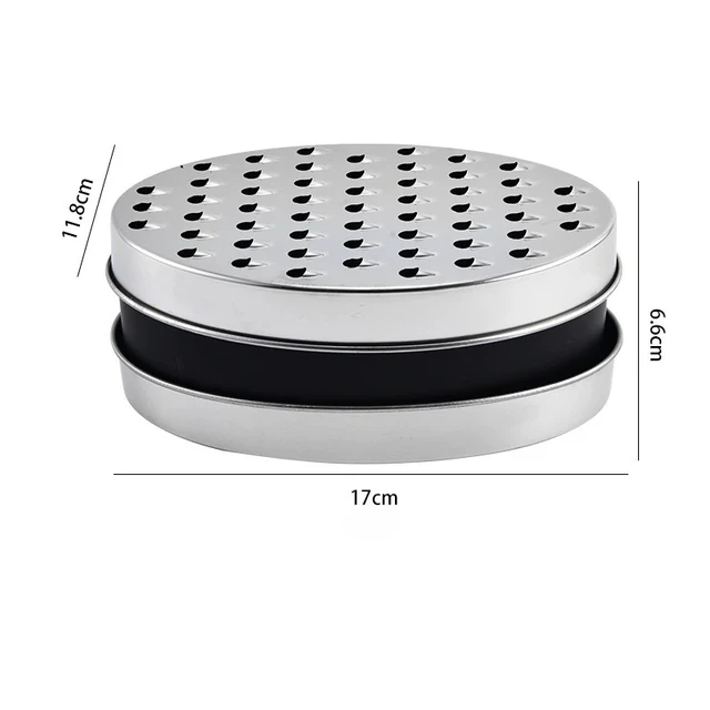 ที่ขูดชีสสแตนเลสพร้อมกล่องเก็บแบบสุญญากาศ ที่ขูดสำหรับครัว สำหรับขูดพาร์เมซาน เชดดาร์ และผัก 6