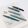 MAJOHN 80s Pen Short Half Pointed Pocket Hand Ledger Pen for Third Grade Students Adult Literacy Practice Pens for Writing 3