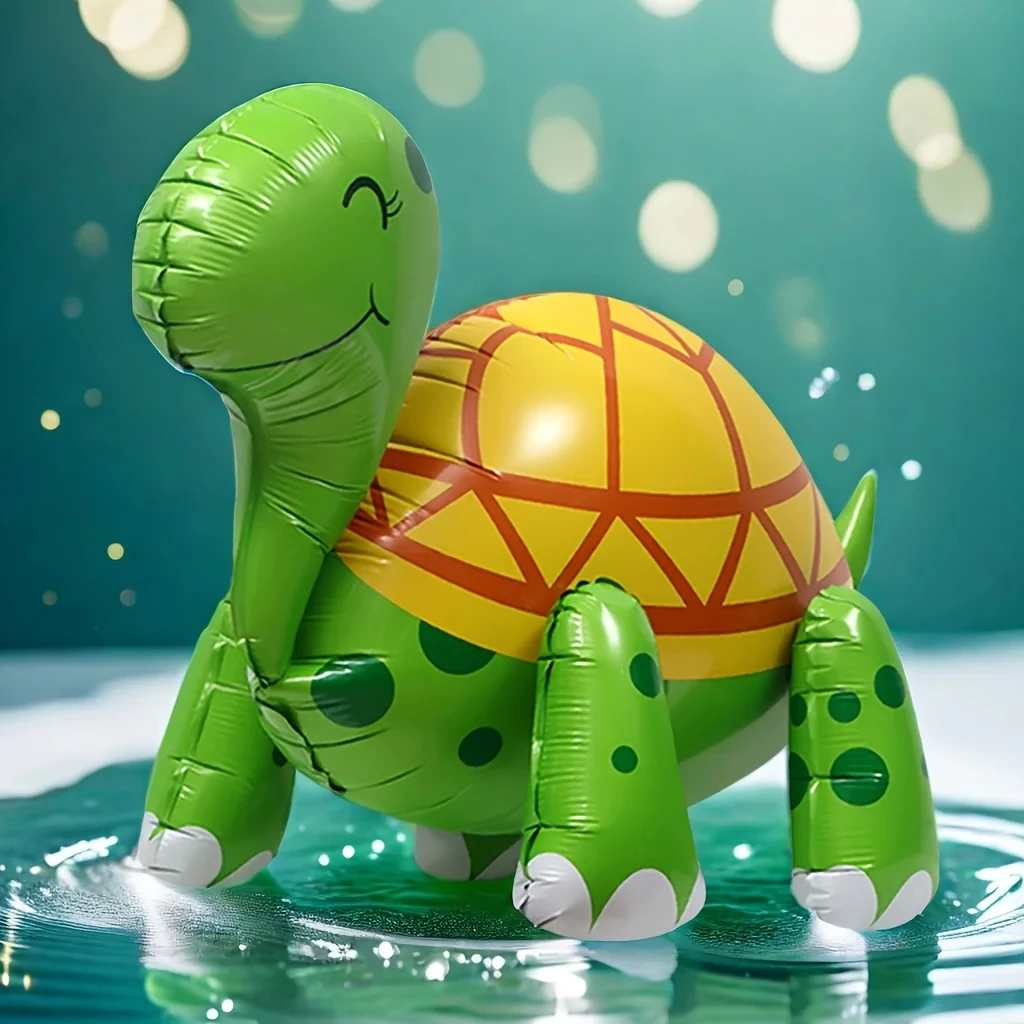 1pcs 4D 3D Assembly Turtle Aluminum Film Balloon Ocean Animal Theme ...