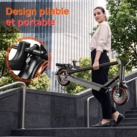 TODIMART N6 Trottinette Électrique Adulte 350W, Vitesse Max 25km/h, Autonomie 25-30km, 8,5 Pouces, Pliable et Portable, Amortisseur Avant, Écran LED, Éclairage Avant et Arrière 6