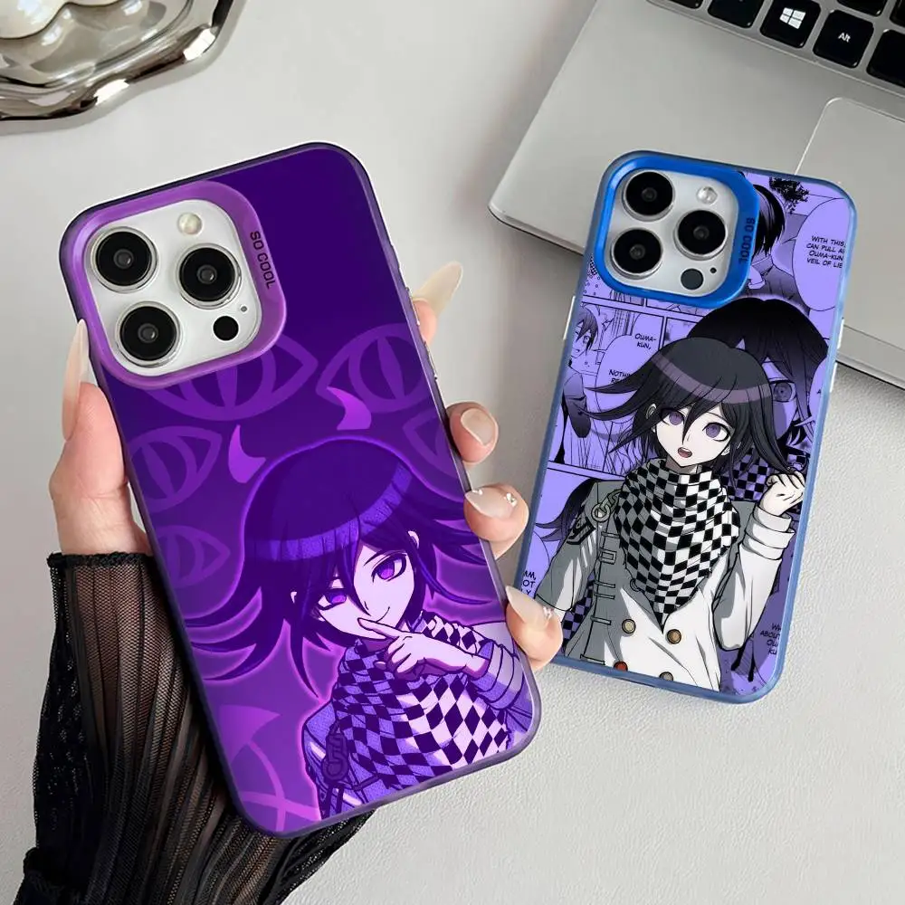 Kokichi Ouma Themed Protective Phone Case with Durable Plating