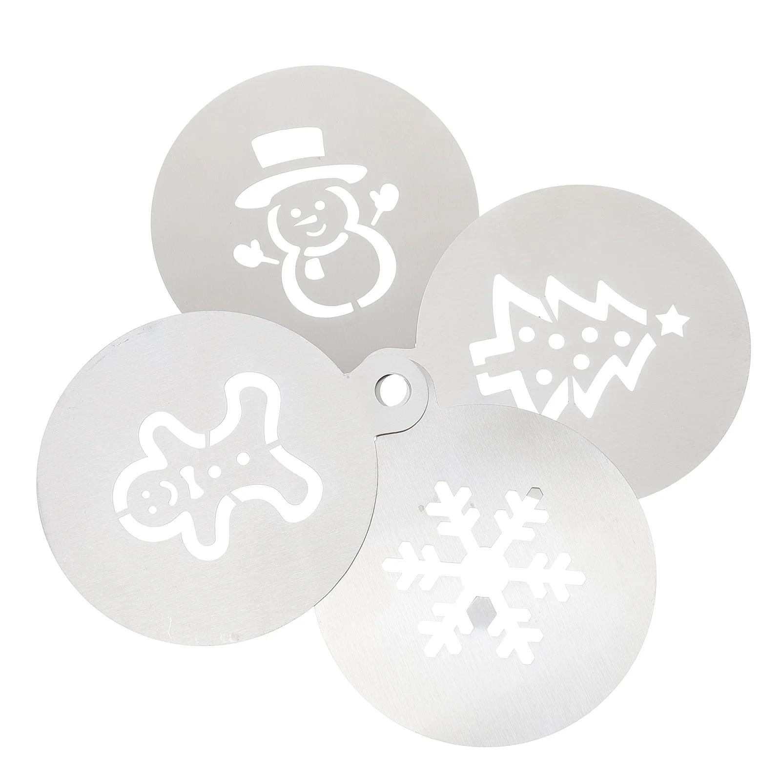 

Cake Stencils Flower Spray Stencils DIY Christmas Decorating Mold Coffee Stencil Pattern Printing Pastry Mold Baking Tool