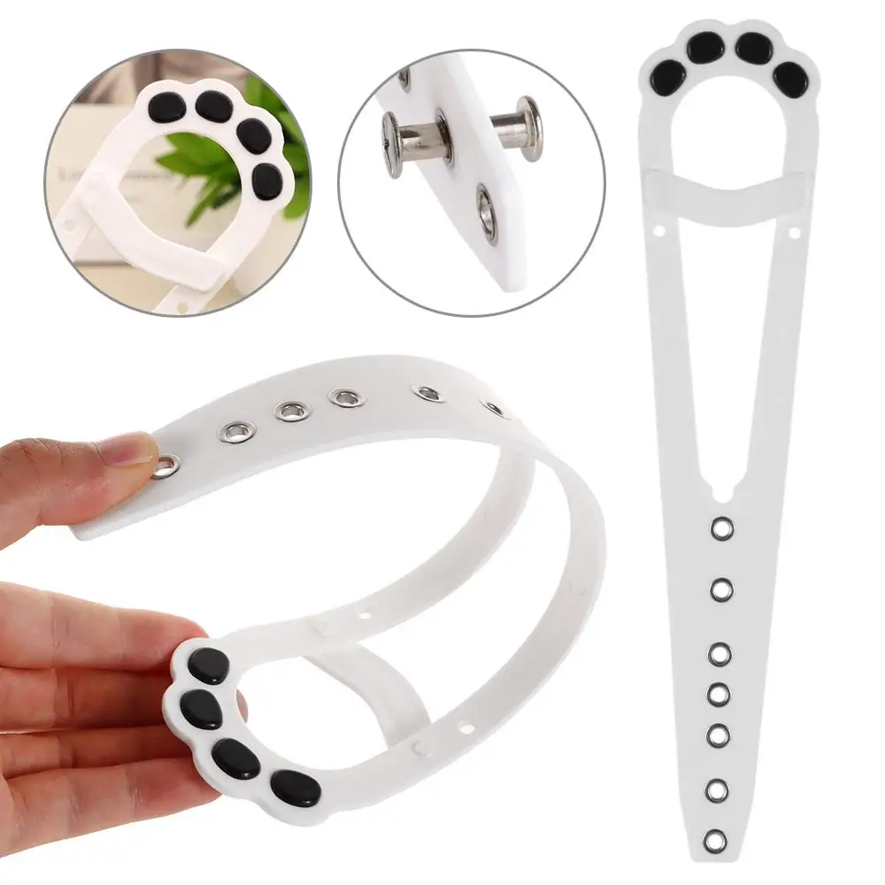 Easy to Install Home Adjustable Cat Litter boxes Fast Fle Keeps Dogs Out Pet Gates Latch Strap Cat Door Door Holder Latch