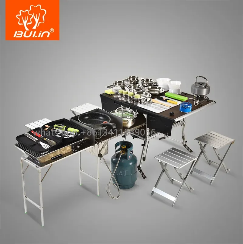Bulin C650 barbecue version mobile kitchen box portable stove camping