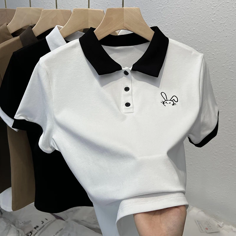 Women Golf Polo Shirt Summer Short Sleeves