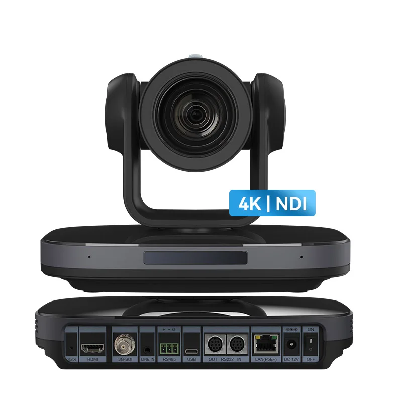 방송 회의 시스템용 부드러운 PTZ 카메라, SDI HDMI LAN, USB3.0 웹캠, POE 비디오 카메라, 4k UHD 20X 줌, 60fps