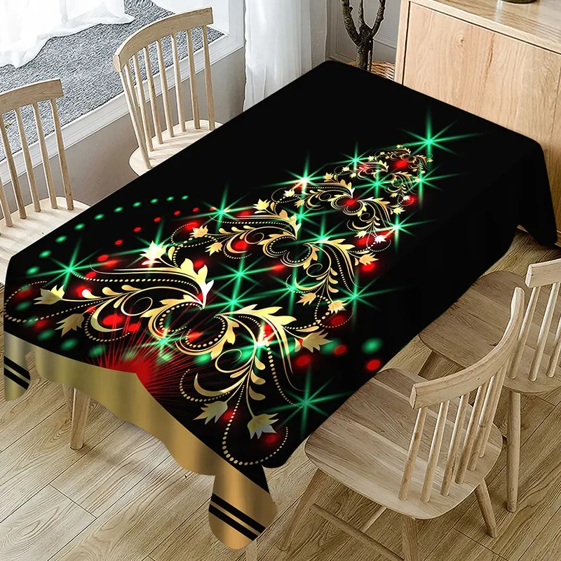 

Christmas Oxford Restaurant Decoration Wedding Tea New Year Home Dinner Tablecloth Mantel Mesa