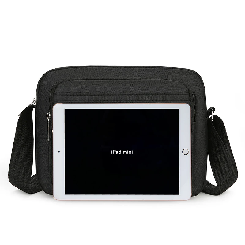 1 multi-layer shoulder bag, 4 zippered neutral business bags, daily commuting bag, mobile phone bag, men's exclusive