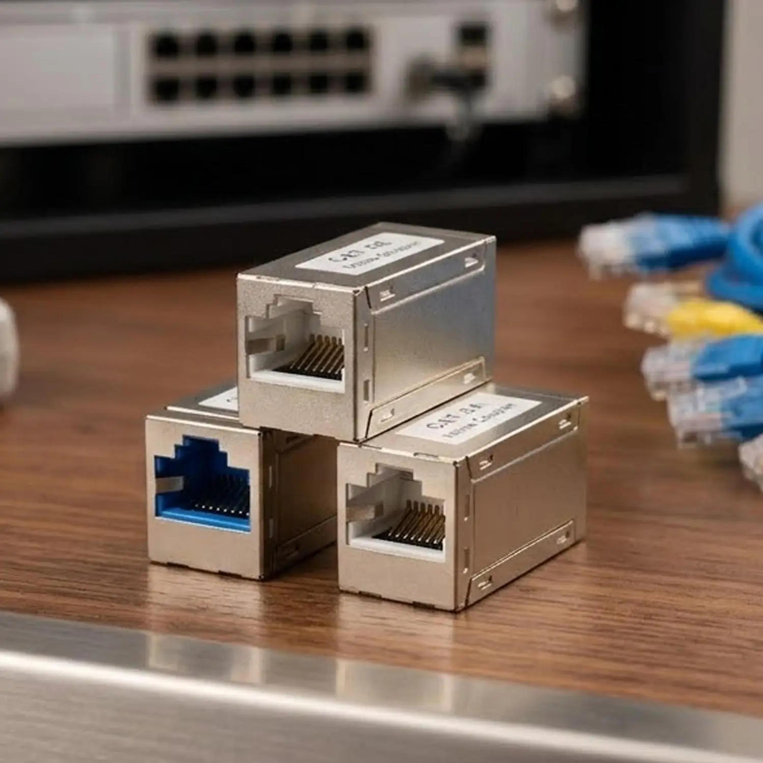 1-10PCS CAT6A CAT6 CAT5E RJ45 인라인 커플러 Cat 6 RJ45 이더넷 커넥터 여성-여성 랜 케이블 연장기(홈 오피스용)