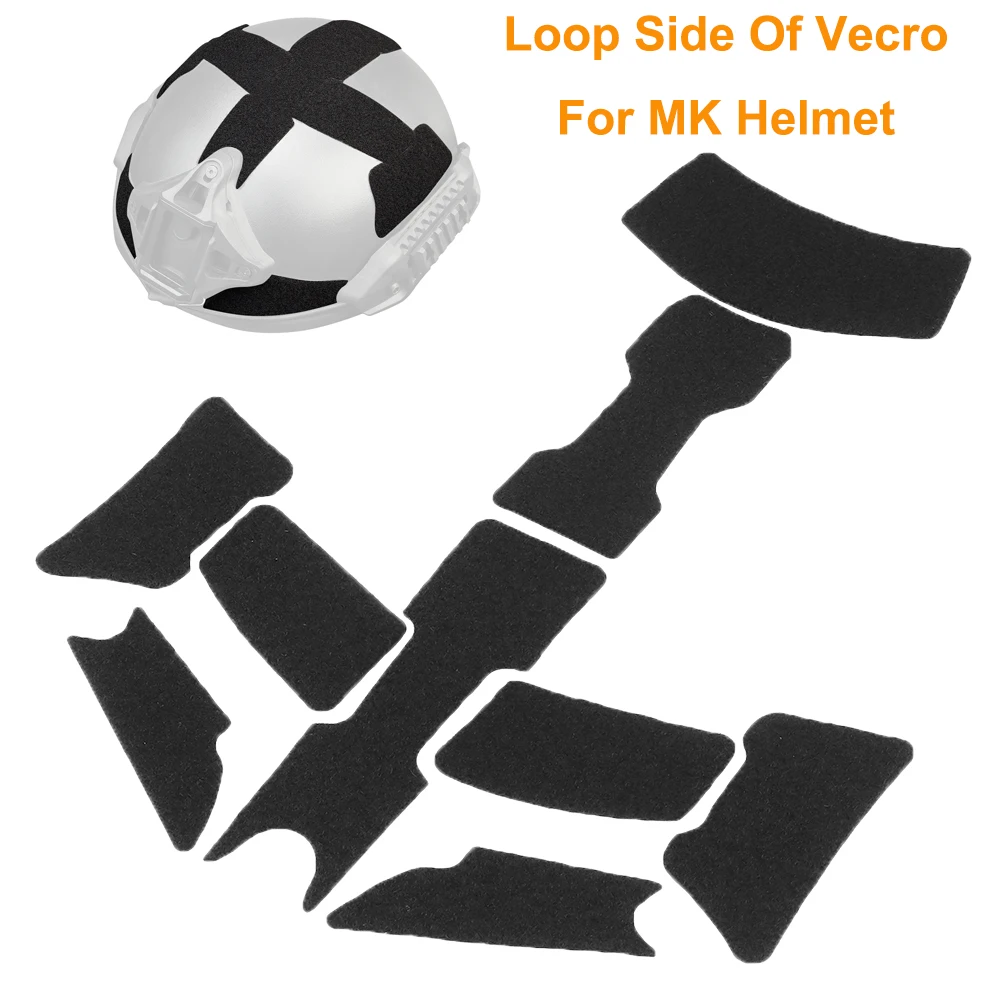 

Tactical MK Helmet Magic Sticker Helmet Repair Replacement Patches Self-Adhesive Magic Sticker MK Helmet Accessories