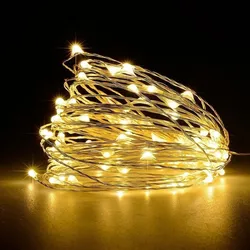 Radiant LED Fairy String Lights for Indoor and Outdoor Decor (Warm)