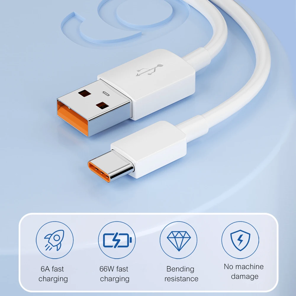 Durable Long USB-C Charging Cable - Power Extension