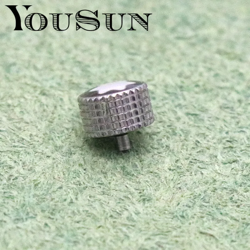 Per Accessori Per Orologi Montblanc Tutti I Pulsanti Del Tempo Di Regolazione Della Testa In Acciaio 7.0 X2.5Mm