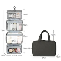 Travel Waterproof Folding Dry and Wet Separation Toiletry Bag Cosmetic Storage Bag Large Capacity Cosmetic Bag 5
