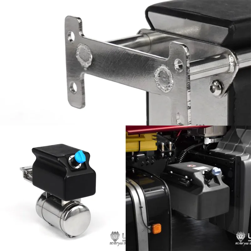 LESU Kunststoff Harnstoff Tank B Metall Lufttank für RC MAN 1/14 Traktor Lkw Fernbedienung Spielzeug Tamiyaya Anhänger Dumper Th02575-SMT3