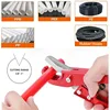 PVC Pipe Cutter Alloy Steel Blades Cuts Up To 1-1/4" Plastic Hoses and Pipes Suitable for Home Working or Plumbing Cutter Tool 4