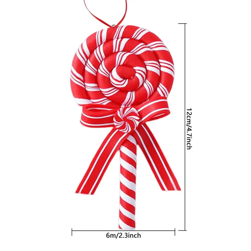 thumbnail image 1 of Adornos navideños de caramelos, piruletas, decoración navideña, dulces colgantes, manualidades para coronas navideñas, suministros para fiestas de árboles de Navidad, 1 of 5