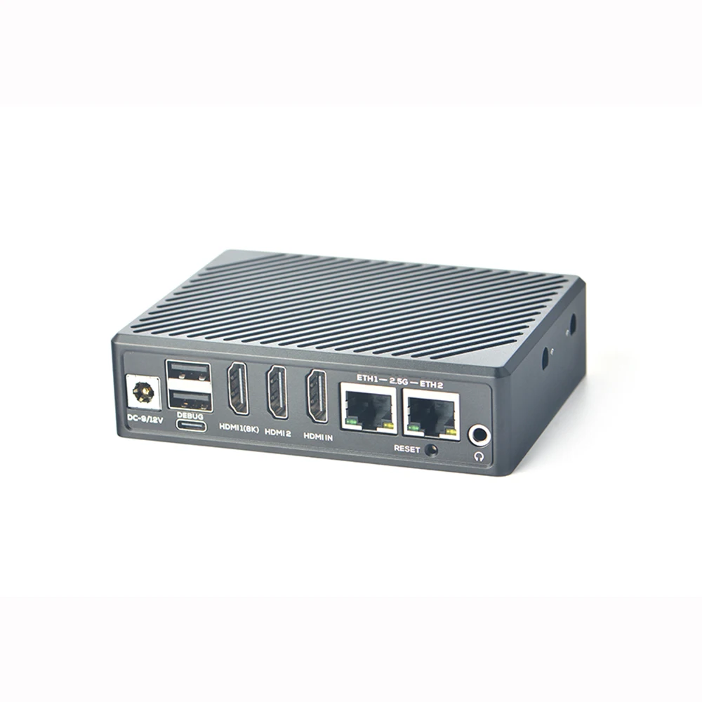 NanoPC T6 Development Board Rockchip RK3588 Dual PCIe 2.5G Ethernet 16GB LPDDR4X Support Debian 11,Android 12,Ubuntu 22.04