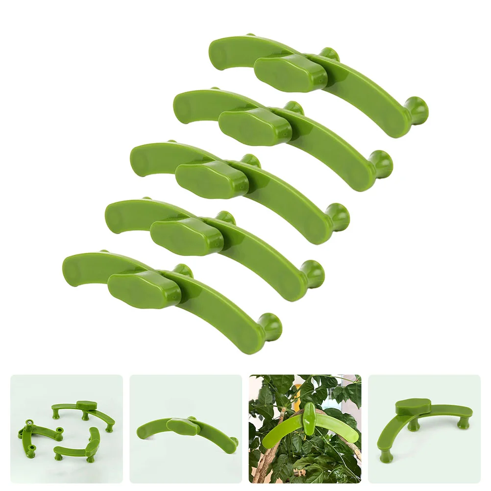 

5Pcs Plant Bender Plastic Branch Training Clips Adjustable Low Stress Training Clamps